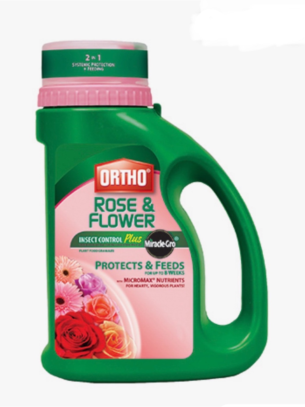 Ortho Rose & Flower Insect Control Plus Miracle Gro Grow Plant Food Granule 4 Lb